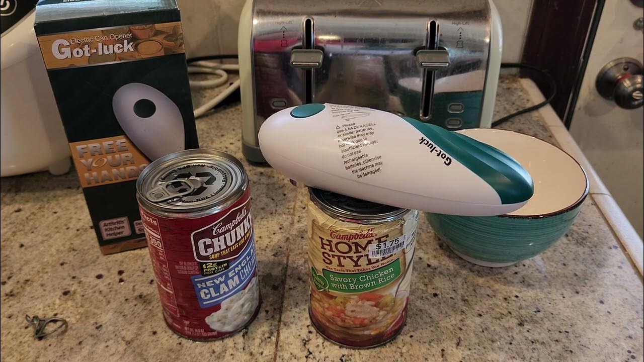 Got Luck Electric Can Opener To The Rescue! 