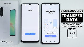 Gegevens overzetten van een oude Android naar een Samsung A26