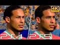 [4k] PS5 vs PS4 Graphics Comparison - FIFA 21 next gen vs old gen - Liverpool player faces!
