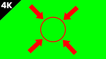 Red Circle Green Screen (No Copyright) | Free Download in 4K Full HD