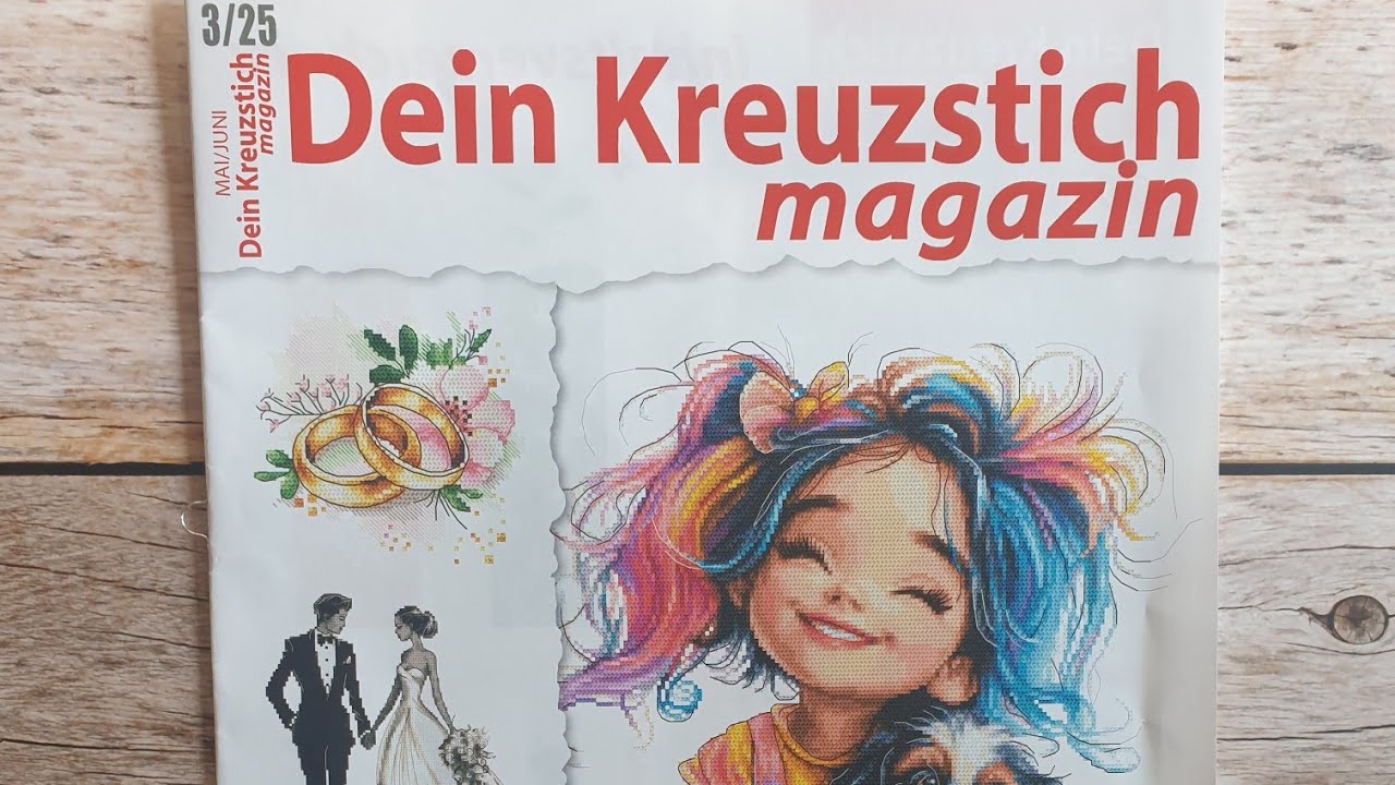 Vorstellung - Zeitschrift "Dein Kreuzstich Magazin" von Coricamo