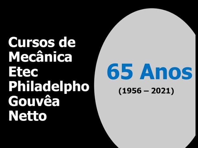 Comemoração dos 65 Anos dos Cursos de Mecânica - Etec Philadelpho Gouvêa  Netto 