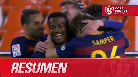 Resumen de Valencia CF (1-1) FC Barcelona