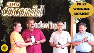 Receiving First Prize From Chef Pillai.