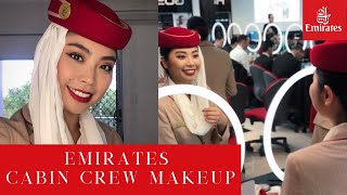 EMIRATES CABIN CREW | MAKEUP TUTORIAL エミレーツCAメイク