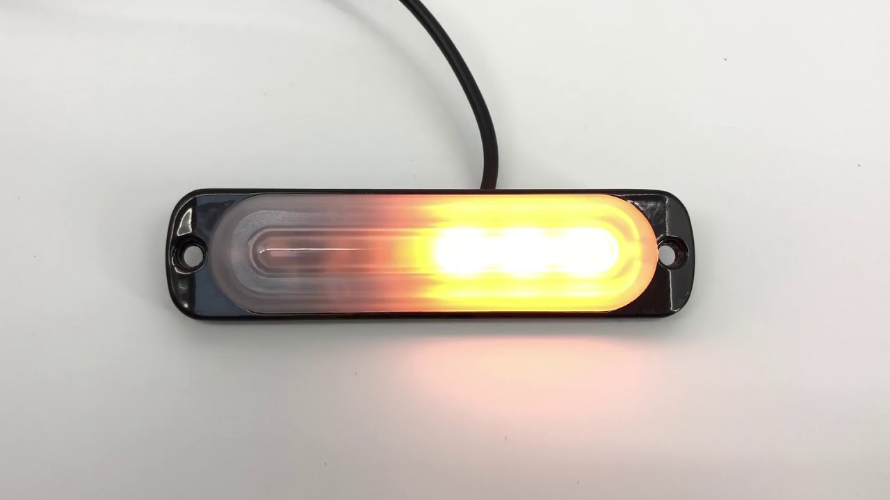 4.5'' 6W 6-LED Car Truck Emergency Warning LED Strobe Side Flash Light ...