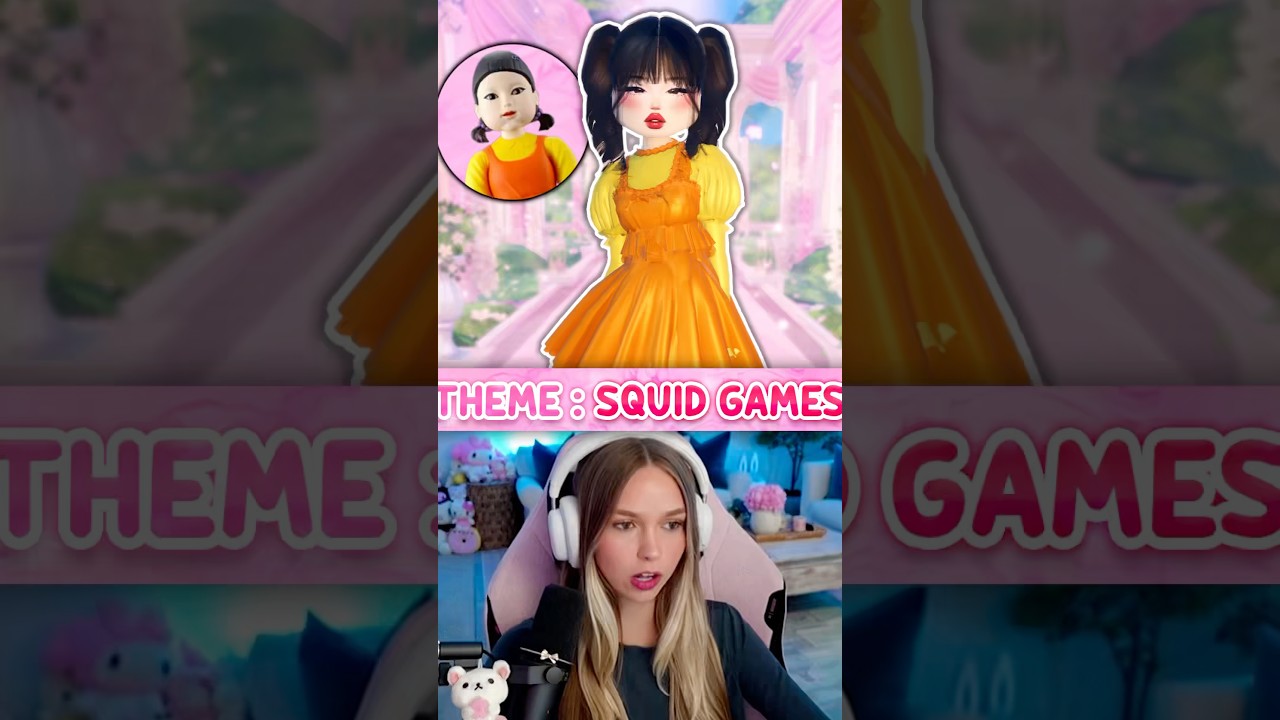 THEME : Squid Games 🦑 How many stars would you rate me? ⭐️#roblox #dresstoimpress