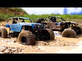 Off Roading Rc Cars in Deep Mud - Axial Wraith 4x4