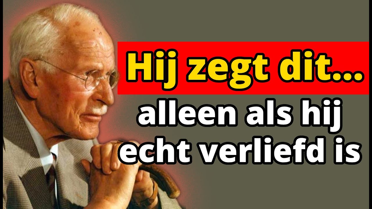 De woorden die een man alleen gebruikt als hij echt verliefd is | Carl Jung
