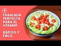 ENSALADA DE TOMATE, PALTA Y LECHUGA | FÁCIL, RICO Y RÁPIDO | Delisa Gourmet