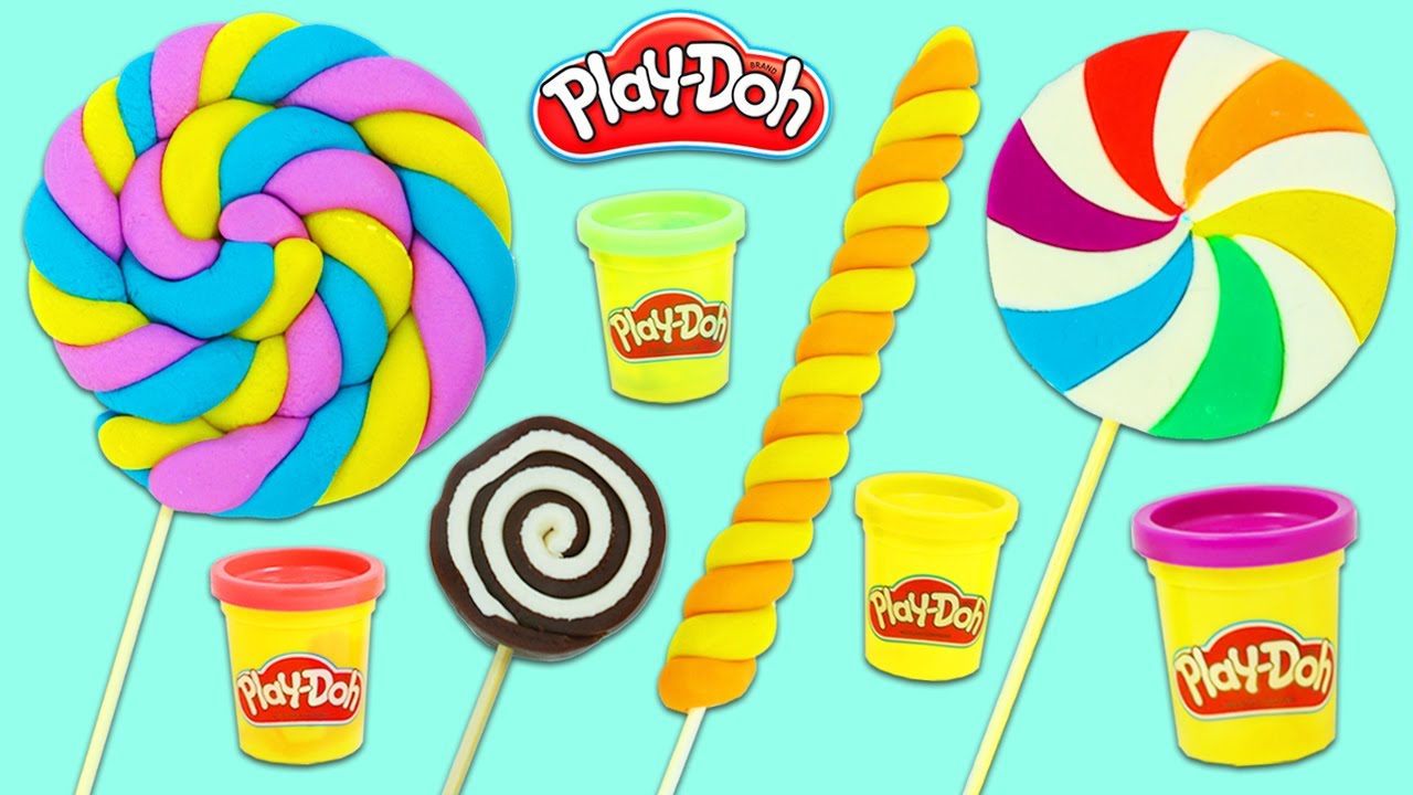 How to Make Yummy Looking Play Doh Lollipops