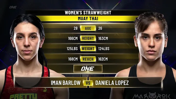 Iman Barlow vs. Daniela Lopez | ONE Championship F...