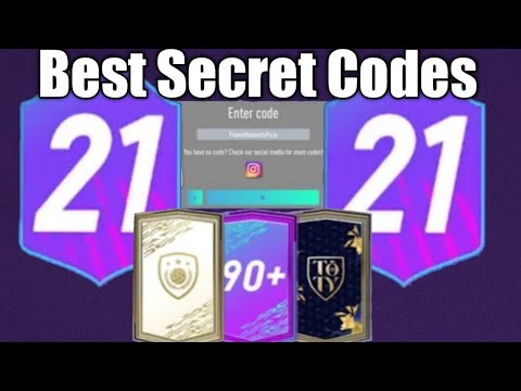  The best *Secret Codes* AND *Promo Codes* on Pack Opener for FUT 21! (30+ Codes)