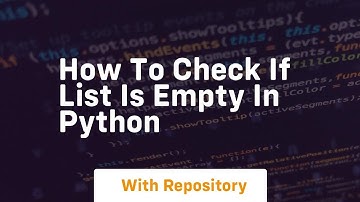 how to check if list is empty in python