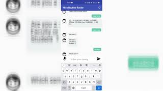 Android Chatbot Application That Can Provide Class Time-Tables to a User