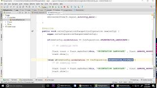 Android Tutorial | Screen Orientation | Android Studio