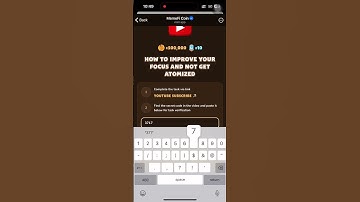 HOW TO IMPROVE YOUR FOCUS AND NOT GET ATOMIZED MEMEFI CODE #memeficode