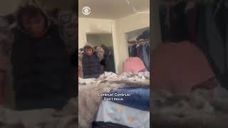 Video shows armed federal agents breaking into Portland apartment, arresting 2 men inside #shorts
