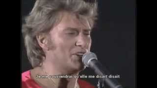 Miniatura de vídeo de "Johnny Hallyday -  Pas cette chanson"