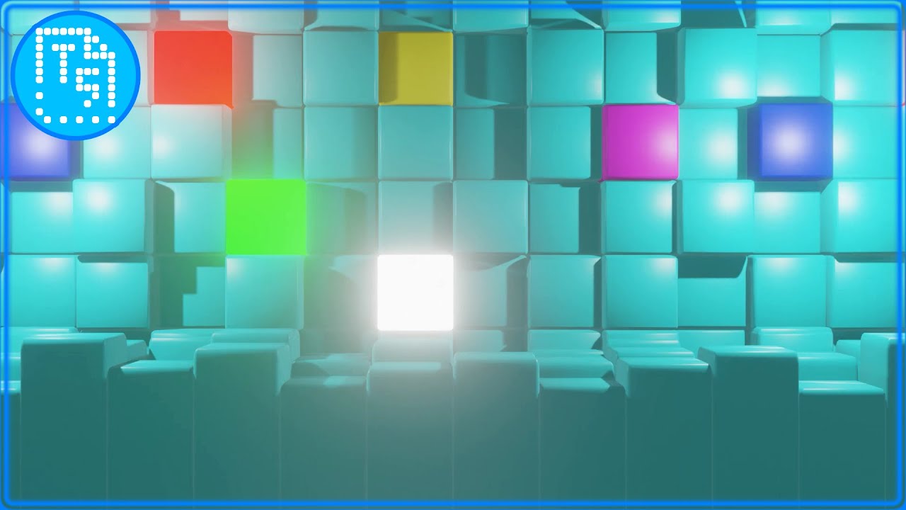 A Simple Infinite Abstract Corridor Made with Blender