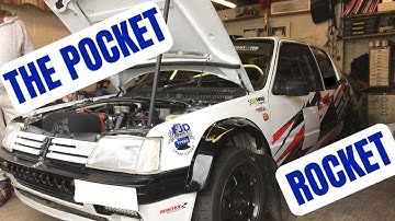 The Pocket Rocket - Peugeot 205 GTI rallycar - dogbox etc.
