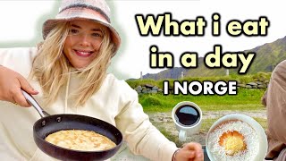 WHAT I EAT IN A DAY - Vanlife i Norge🍳