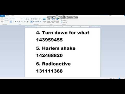 8 Music Codes For Robloxcom Youtube - roblox harlem shake music code youtube