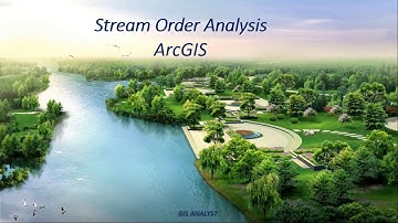 Stream order analysis ArcGIS