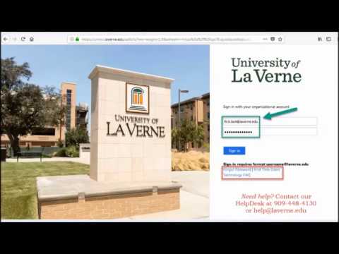 How to Access your MyLaVerne Portal and My Student Accounts Center