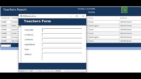 Forms And Reports in Ms Access