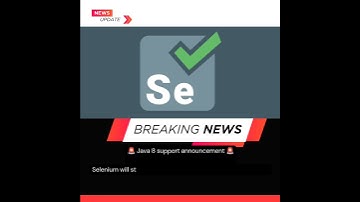 Selenium Update #seleniumautomation #softwareengineer #selenium