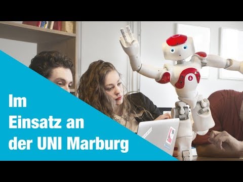 Im Einsatz an der Uni Marburg
