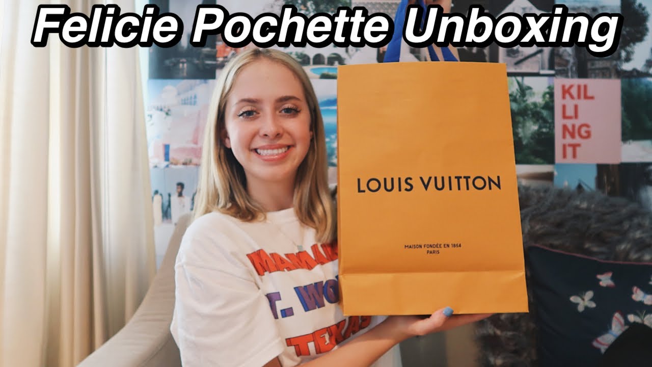 LOUIS VUITTON FELICIE POCHETTE UNBOXING 2020