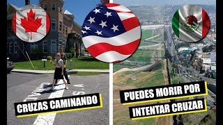 7 increíbles diferencias entre las 2 fronteras de estad0s unld0s