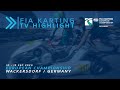 FIA Karting European Championship 2020 Junior/OK Wackersdorf Germany Highlight