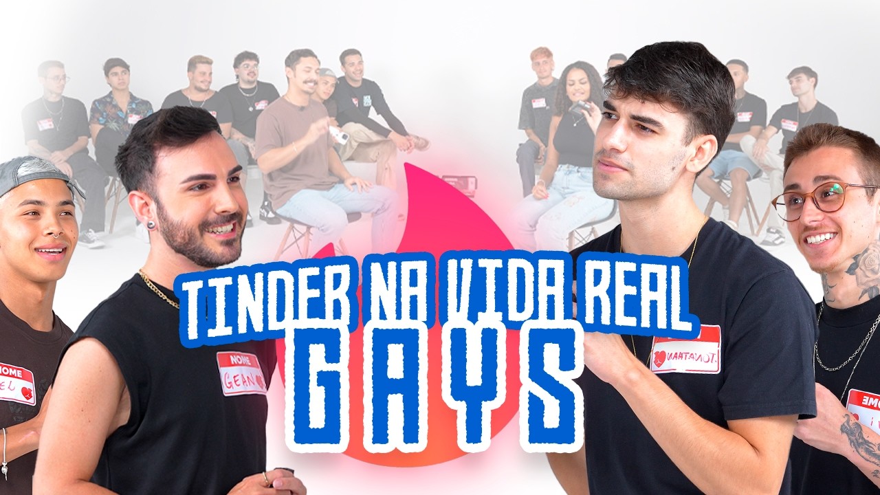 🔥 UM TINDER NA VIDA REAL SÓ COM GAYS! 💙🏳️‍🌈