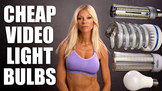 Cheap Light Bulbs For Photography And Video