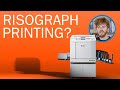 Ben shows us how to use a Riso Printer