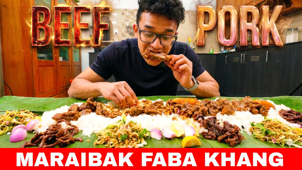 Приготовление смеси говядины и свинины