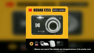 Original KODAK PIXPRO FZ55 Digital Camera 16MP 5X Zoom 1080P Vlogging Compact Point & Shoot with 32G