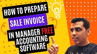 Sale Quote Sale Invoice & Receipt | How to Prepare Sale Invoice  in Manager Free Accounting Software screenshot 5