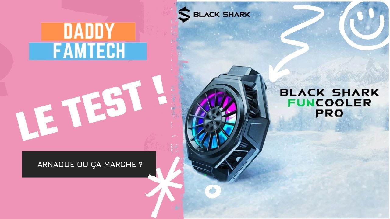 BLACK Shark FUNCOOLER 2 PRO : LA référence des refroidisseurs smartphone pour le Gaming !