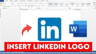 How To Insert LinkedIn Logo In Microsoft Word | Insert LinkedIn Icon in Word