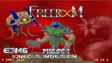 FreeDoom: Phase 1 - E3M6: Igneous Intrusion (100%) [Crispy Doom]