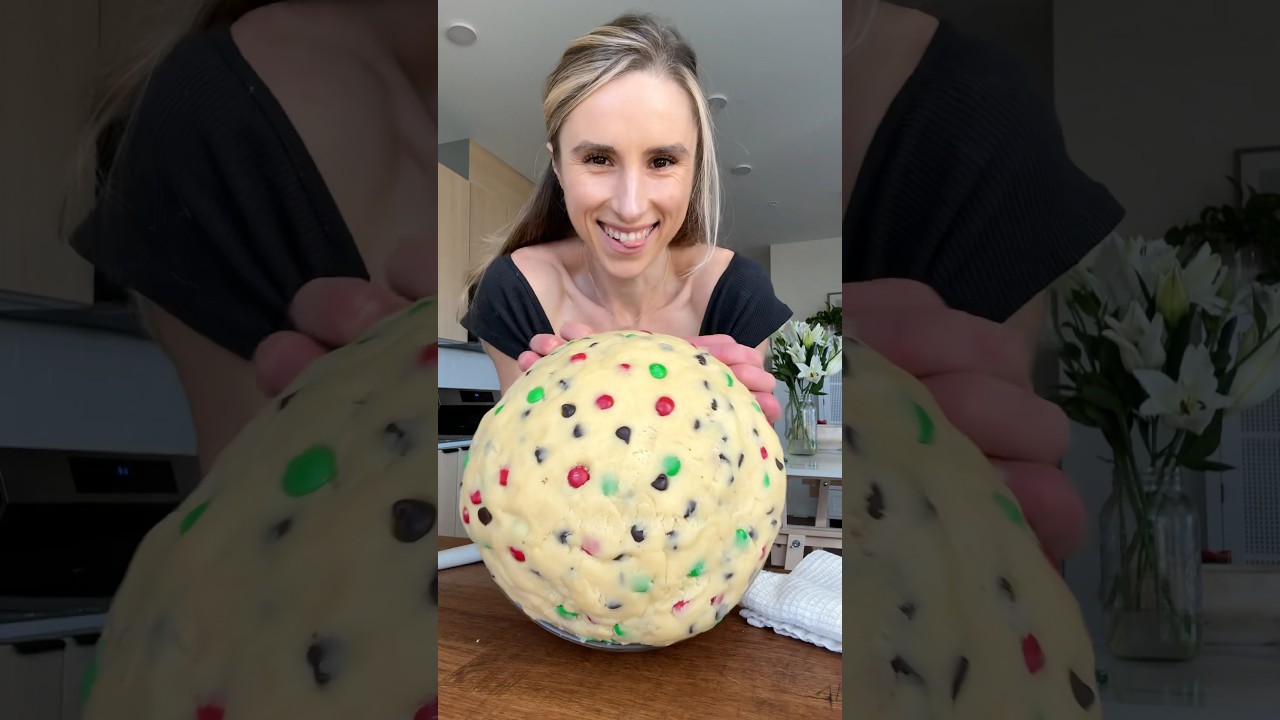 Christmas m&m cookies with homemade m&ms?#cookies #baking #christmas #cookie #recipe