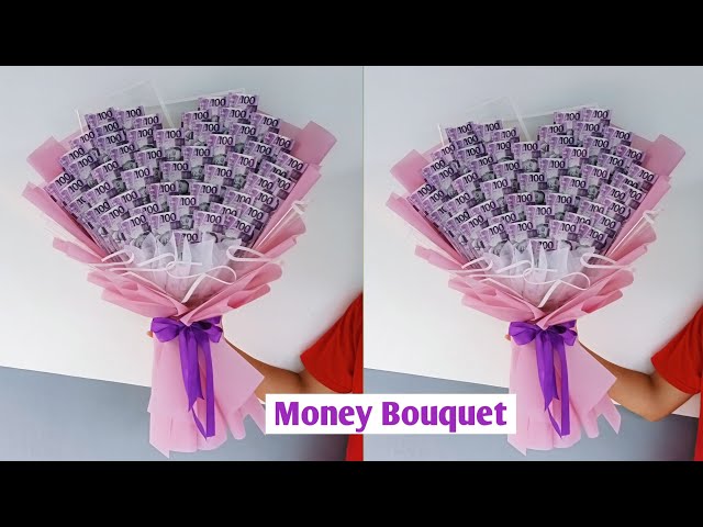 Rolled Money Bouquet Super Easy Tutorial