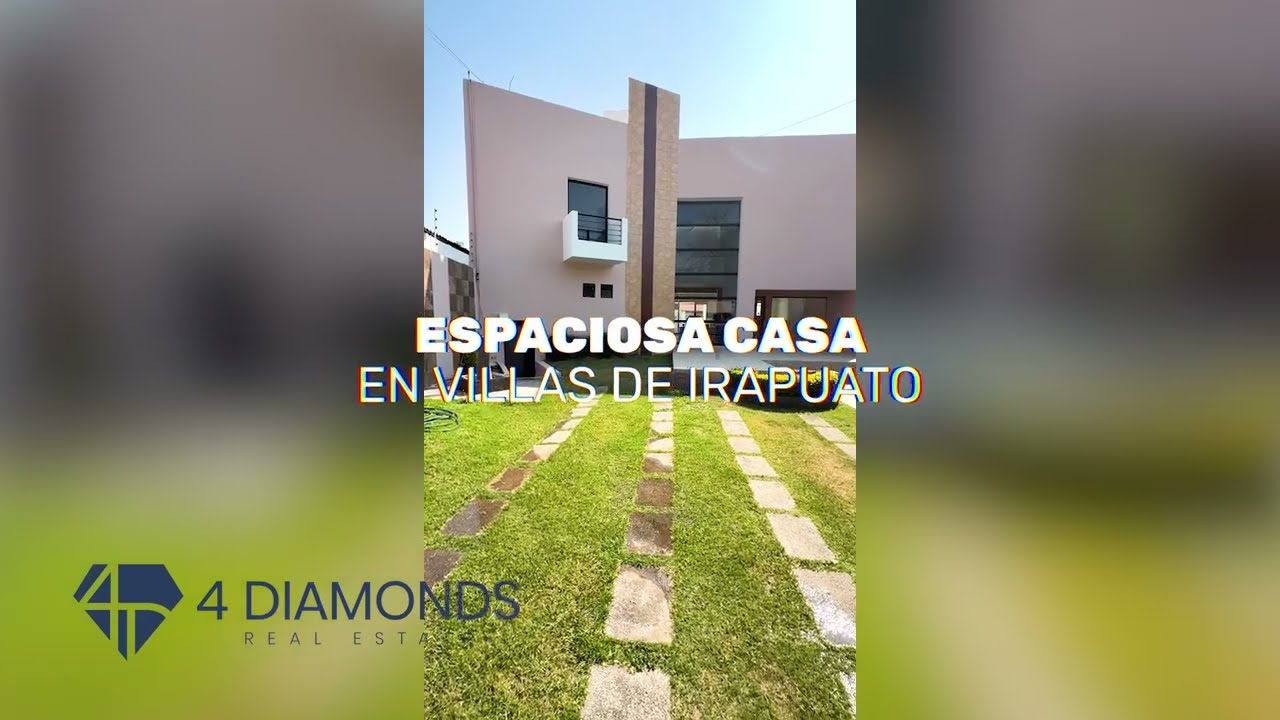 Casa en Villas de Irapuato con amplio jardín !