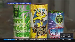 Officers confiscate 8,600 pounds of illegal fireworks in Orange County ahead of July 4th