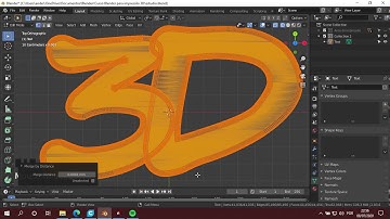 Blender para Impressão 3D - Quarta Aula - Trabalhando com textos e criando um chaveiro! #4