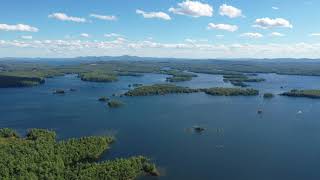 Drone Footage of Squam Lake - From East Rattlesnake Trail - Holderness, NH 9-5-2020